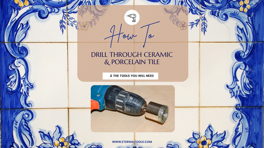 Drilling porcelain tile