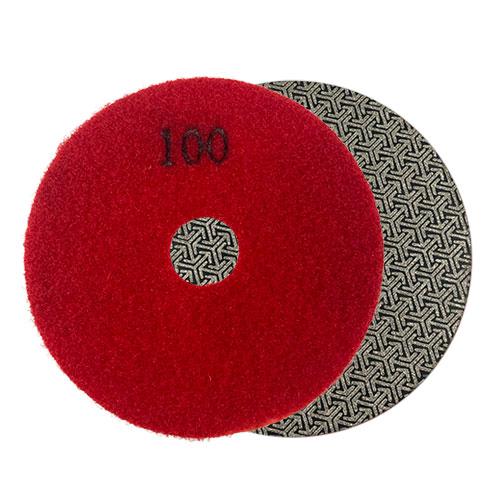 100 grit round diamond polishing and grinding pad