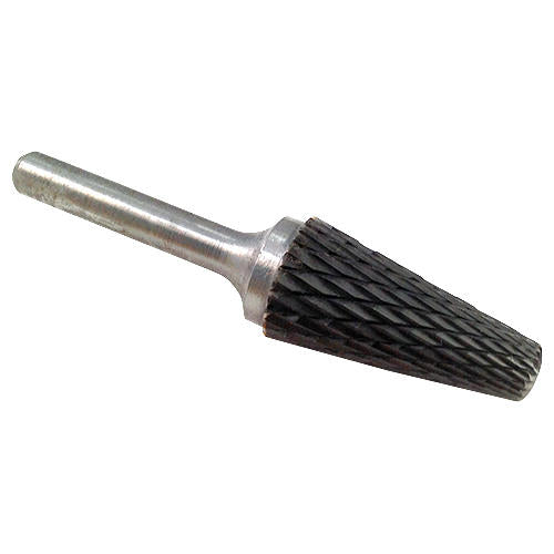 16mm x 3mm tungsten carbide burr. Round nose cone. 6mm shank