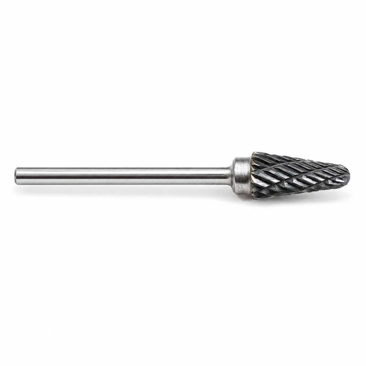 6mm tungsten carbide round nose cone burr with 2.35mm shank