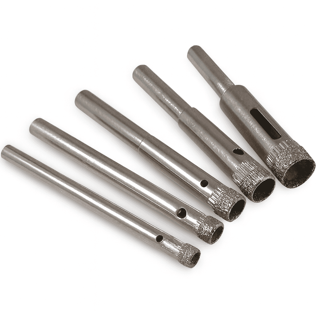 Diamond Core Drills for hole drilling in ceramic, stone, glass, bone, shell, marble, granite and more