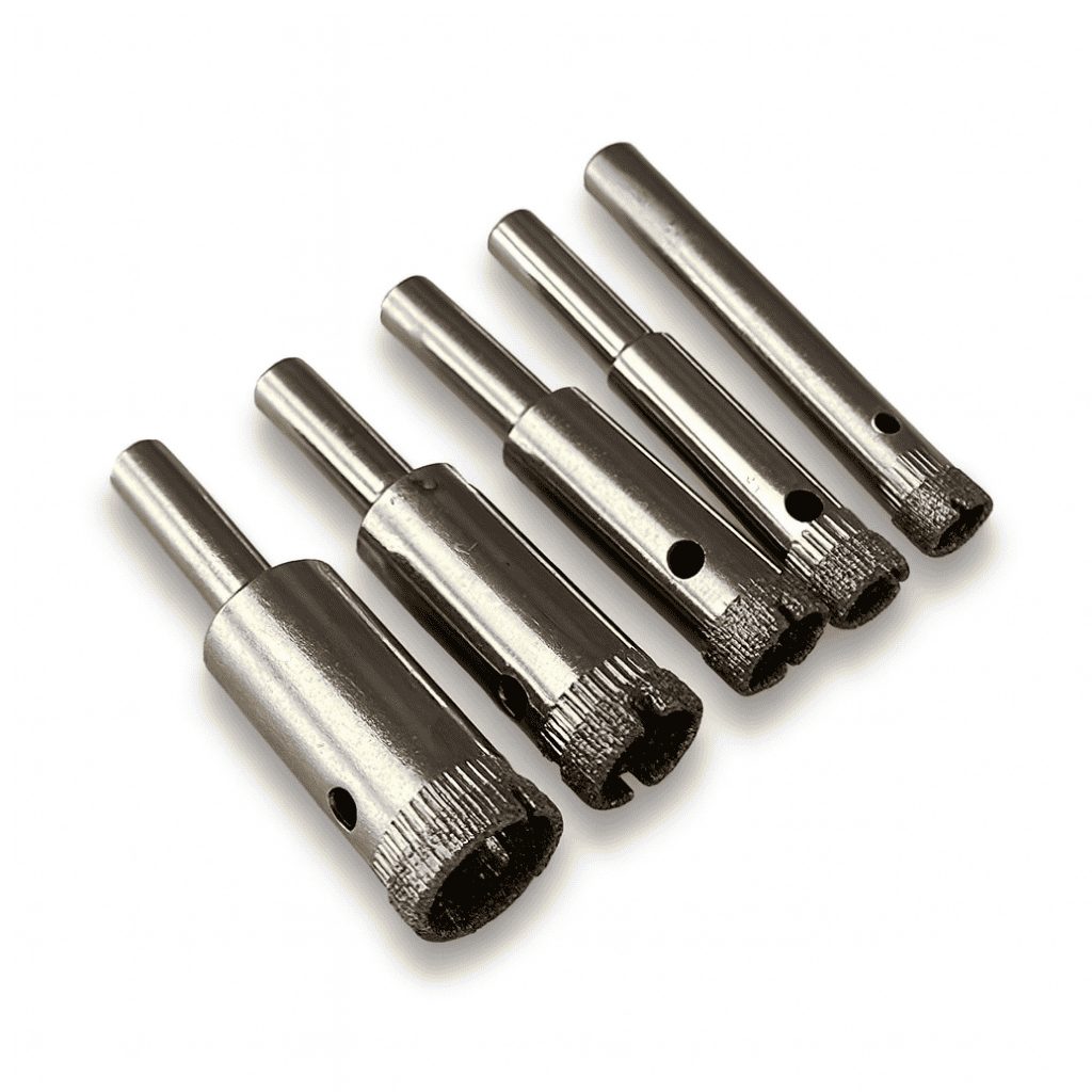 Diamond core drill bits 7mm - 12mm for drilling stone, glass, composites and ceramics