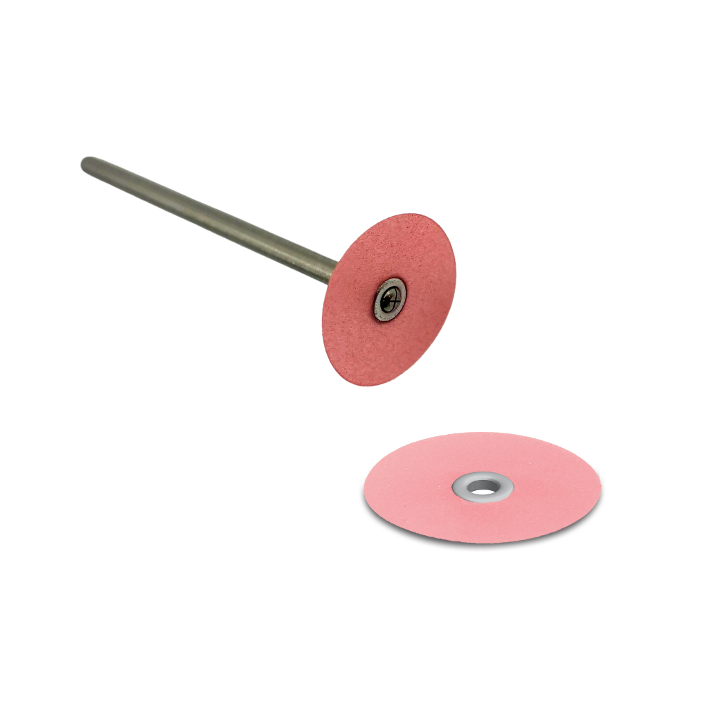 EVE Flexi-D Polishing Discs Red Medium on Mandrel