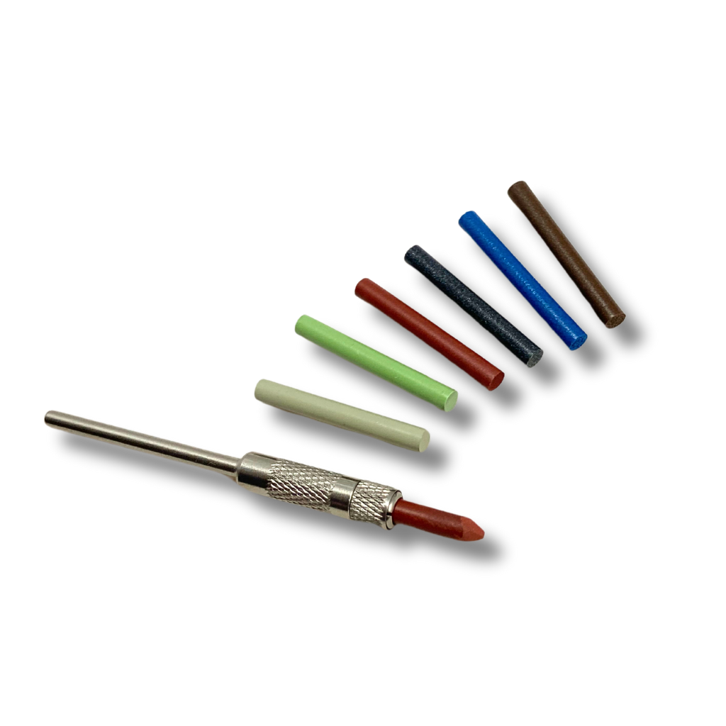 EVEFLEX silicone pin polishers pack of 6 assorted grades