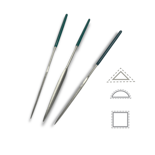 Small Diamond Files Super fine 900 grit