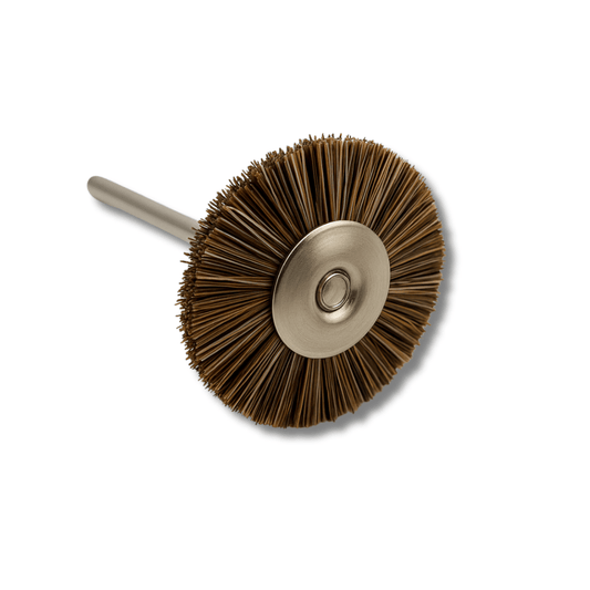 Pendant drill Brown Bristle Brush for cleaning and polishing