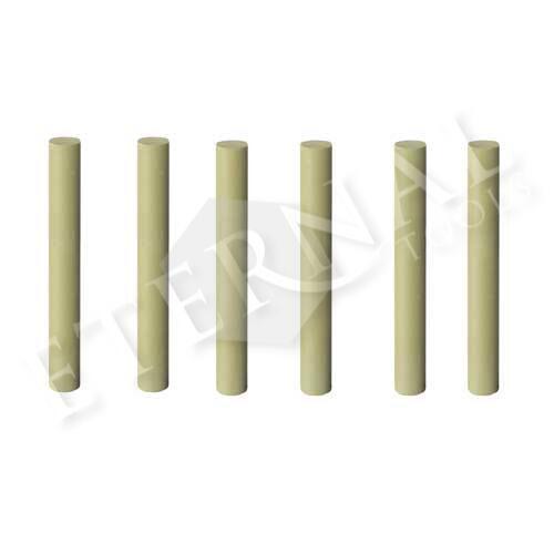 Set of six Fawn extra fine silicone pin polishers for a mirror finish to metal