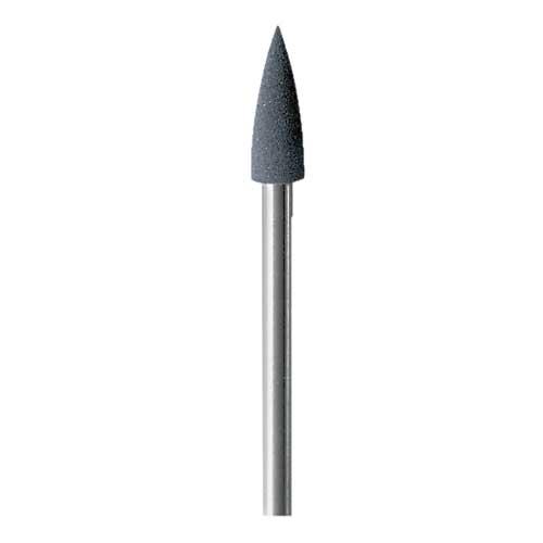 Mounted rubber polisher for gold, silver, and platinum grey colour 600 grit