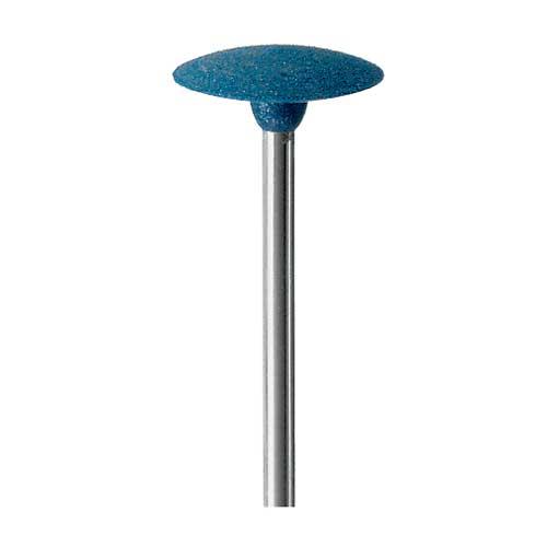 Mounted Knife Edge Rubber Polishing Burs Blue 500 grit