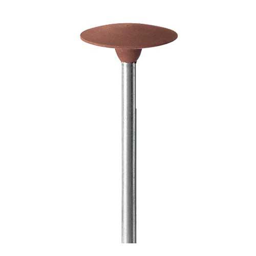 Mounted rubber knife-edge polisher for gold, silver, and platinum Brown 700#