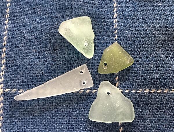 How to drill sea glass using small diamond drill bits from Eternal Tools