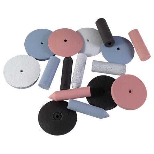 EVE Mini Rubber Silicone Polishers Mixed Bag (Pack of 16)