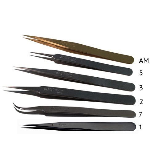 Six Horotec Watchmakers Tweezers