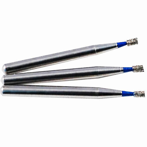 Diamond FG Burrs Inverted Cone (Medium grit (Pack of 3)