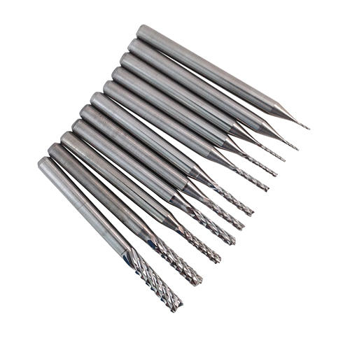 Carbide Router End Mills Diamond Cut with a fish tail point