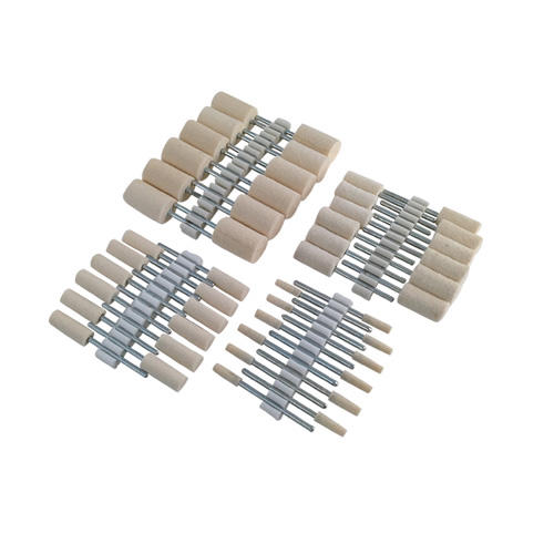 Miniature Felt Cylinder Points, 2.35mm Shank (Pack of 12)-1