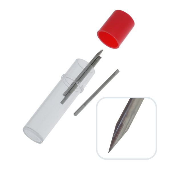 Horotec spare screwdriver blades in plastic colour-coded pot for 01.218