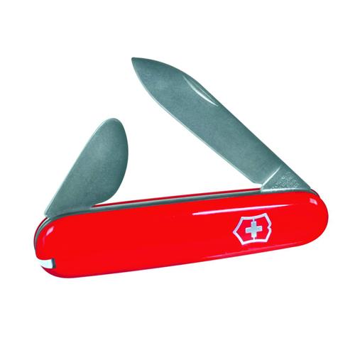 Red Victorinox Swiss Case Opener Knife with 2 Blades, tweezers and a toothpick