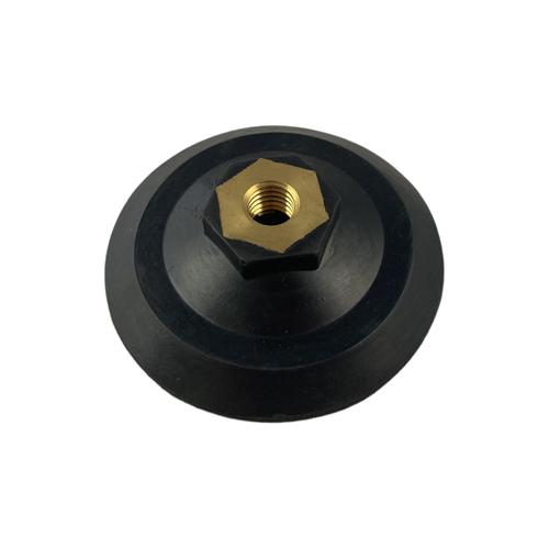 rubber backer pad 100mm to hold diamond grinding pads for angle grinders