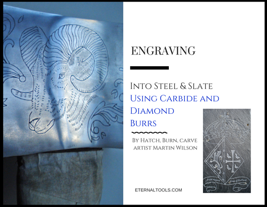 How to Use Carbide and Diamond Ball Burrs to Carve and Engrave Steel and Slate