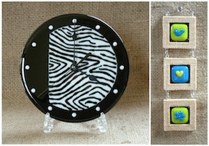 Clock and Wall Hangings by Fuse-n-Beads