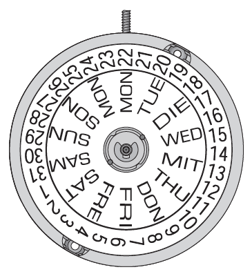 Swiss ETA Watch Movement Parts List with Images