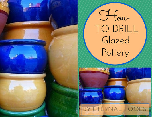 How to Drill Glazed Pottery