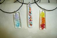 Caroline Channing Fused Glass Pendants