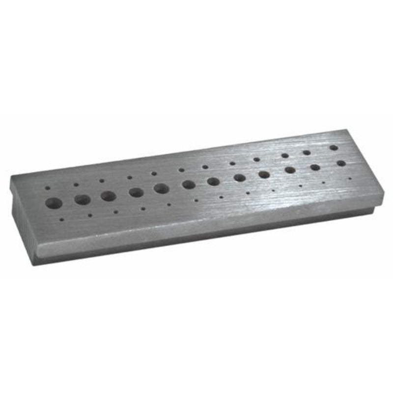 36 Hole Steel Staking Block for Riveting by Horotec – Eternal Tools