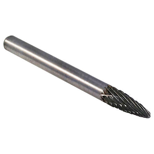 6mm Carbide cutting Burr Round Nose Tree-0