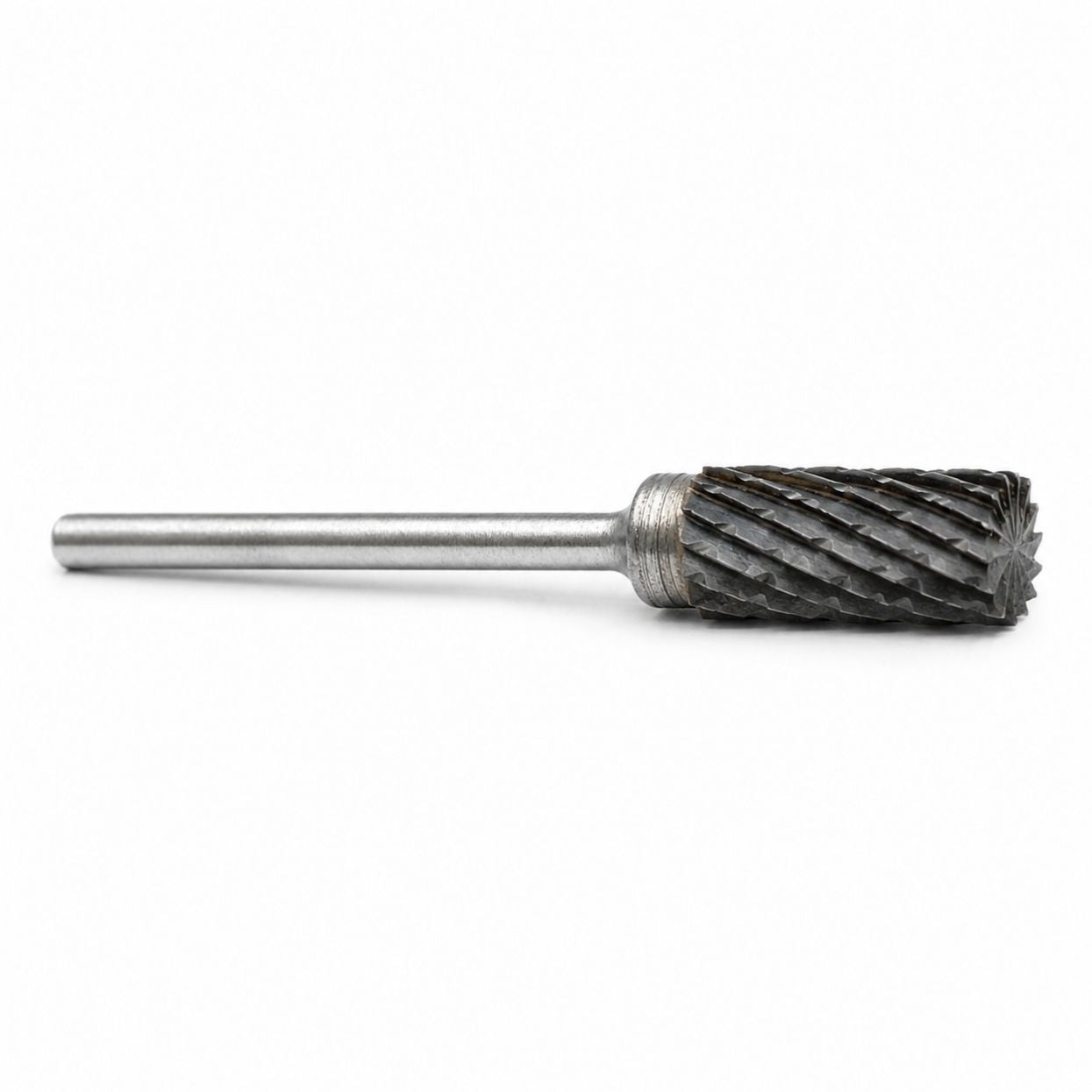 6mm tungsten carbide cylinder burr with end cut and 2.35mm shank