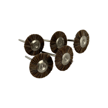 Medium Soft Brown Bristle Wheel