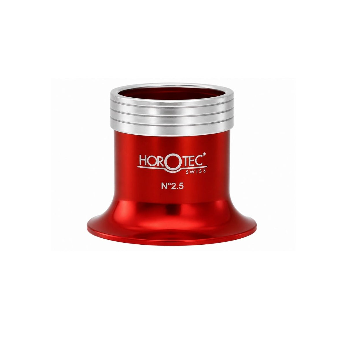 Horotec Swiss Eyeglass Loupe with 25mm Anodised Aluminium Lens number 2.5 - 4x magnification