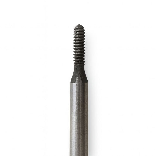 Micro miniature tap for watchmaking and die making. Micro Taps (M0.4–M1.0) – M2 High Speed Steel
