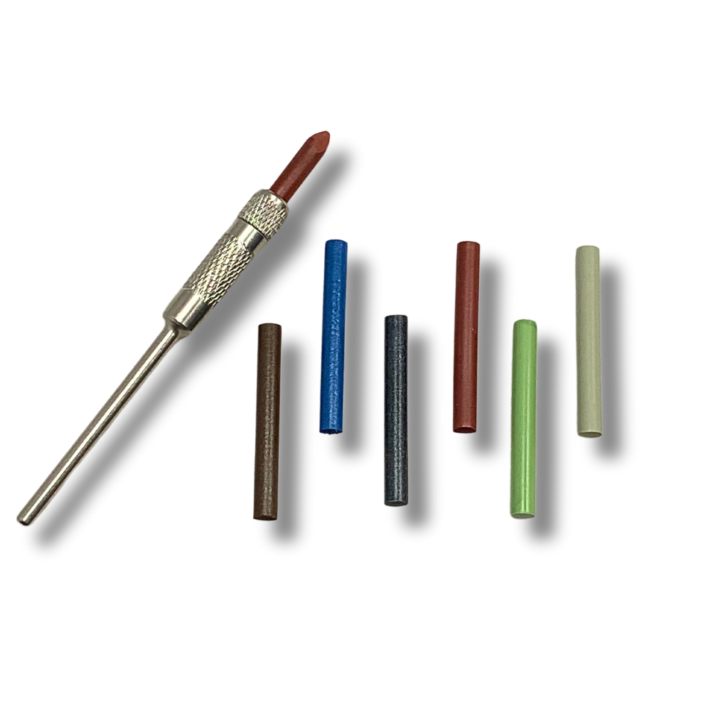 Polishing rods in 3mm or 1mm diameters