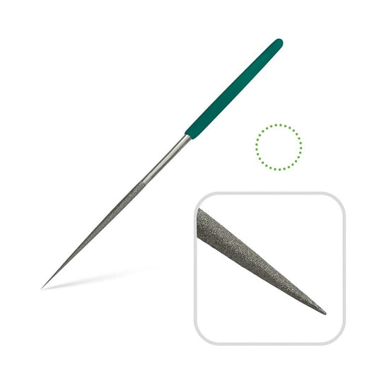 Round Diamond Needle File 600 grit Very fine. 