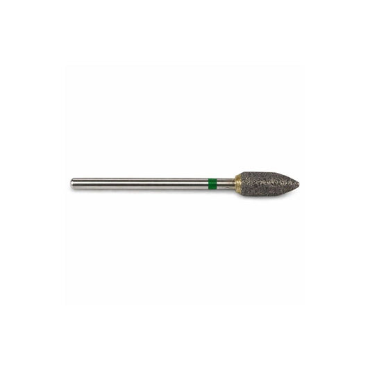 Sintered diamond flame burr for engraving glass and stone, hard metals and ceramics. 5mm x 2.35mm shank