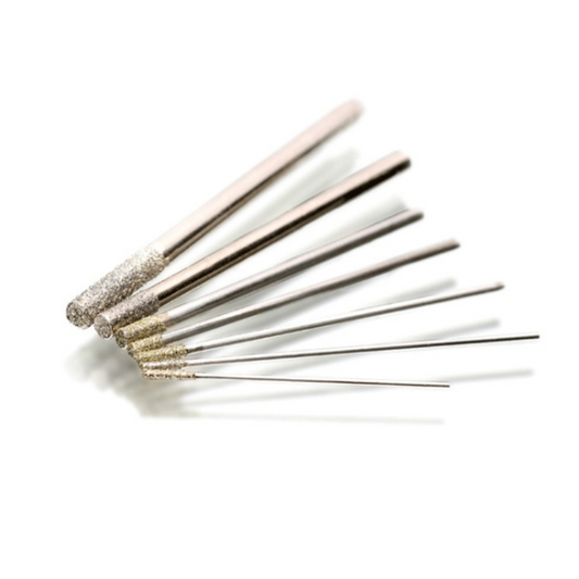 Small Diamond Drill Bits for drilling holes in glass, stone, shell, ceramic, tile