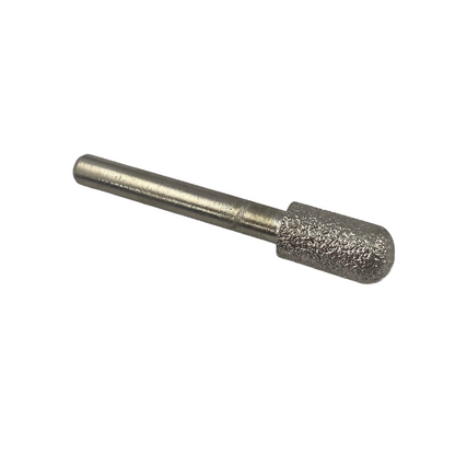 Vacuum Brazed Diamond Round Nose Cylinder Burrs