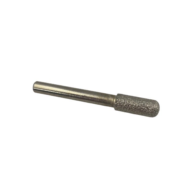 Vacuum Brazed Diamond Round Nose Cylinder Burrs