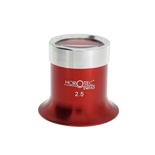 Anodised Aluminium Horotec loupe eyeglass 25mm lens-0