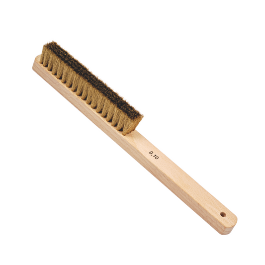 Brass Brush with wooden handle-0