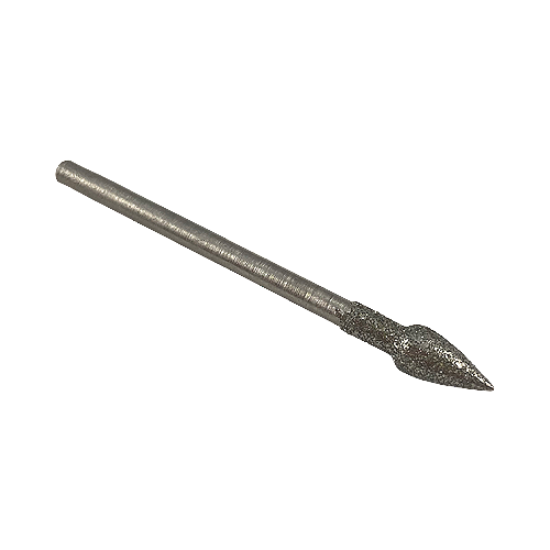 2.35mm shank diamond teardrop burr for glass engraving 4mm-4