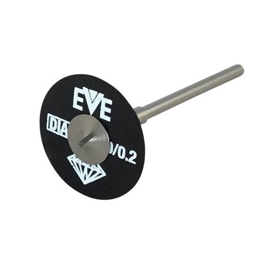 EVE Diamond Fibercut Cutting Discs on mandrel for cutting glass, stone and zirconia-1