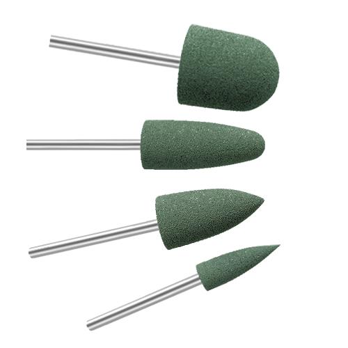 Green dental rubber polishers. Coarse grit for all metals-0