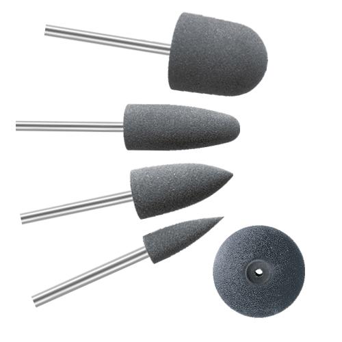 Grey Rubber Silicone Polishers for pre-polishing metals and smoothing in glass engraving-0