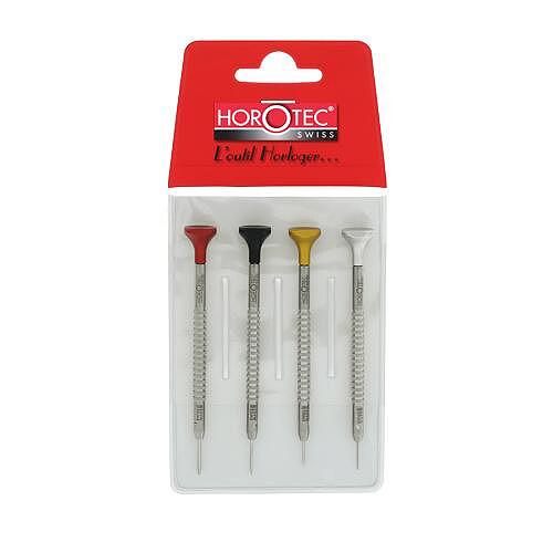 Horotec Screwdriver Set, 4 piece set for watchmakers-0