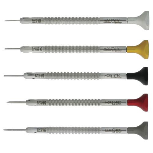 Set of 5 Horotec watchmakers screwdrivers 01.218-B-1