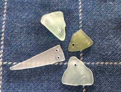 How to drill sea glass with a diamond drill bit-3