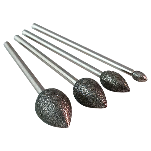 Diamond Flame Burs with a 2.35mm or 3/32" shank-0